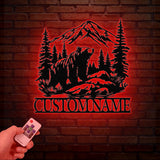 Personalized Metal Bear Sign, Bear Cabin Sign, Cabin Decor, Outdoor Metal Sign, Hunter Gift, Hunting Gift, Bear Decor, Gift for Dad