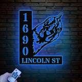 Personalized Chicken House Number, Chicken Home Number Metal Wall Sign, Hen Animal Outdoor House Address Sign, Farm Home Address Metal