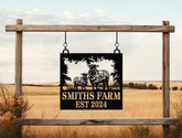 Custom Sheep Farm Sign, Sheep Metal Sign, Sheep Farmhouse Sign, Sheep Metal Wall Art, Farmhouse Ranch Decor,Farmer Gift