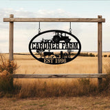 Personalized Farmhouse Sign, Metal Farm Sign, Custom metal farm name sign, Metal Barn Sign, Ranch Metal Sign, Farmer Gift, Barn Gate Plaque