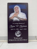 Custom Photo Grave Marker, Temporary Grave Marker With Photo, Outdoor Memorial Plaque, Sympathy Plaque, Remembrance Plaque, Custom Image