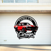 Metal Garden Sign, Personalized Garden Name Stake, Flower Bed Decor, Yard Sign with Stakes, Outdoor Garden Decor, Gift for Grandparents