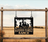 Horse Ranch Sign, Metal Farm Sign, Ranch Sign, Farm Sign, Personalized Farm Sign, Farming Signs, Custom Horse Sign, Gift For Her, Home Decor