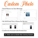 Custom Photo Grave Marker, Temporary Grave Marker With Photo, Outdoor Memorial Plaque, Sympathy Plaque, Remembrance Plaque, Custom Image