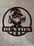 Beer Bar Metal Sign with Led Lights, Personalized Bar Sign, Custom Pub Decor, Metal Wall Art for Man Cave, Home Bar Sign, Bar Name Plaque
