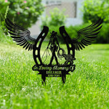 Custom Cowgirl Memorial Stake, Cowgirl Memorial Plaque with Stake, Cowgirl Grave Marker, Metal Grave Stake, In Loving Memory, Cemetery Stake