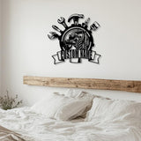 Custom Tractor Mechanic Metal Sign, Personalized Farm Tool Shop Sign with Garage Decor, Unique Gift for Farmers and DIY Enthusiasts