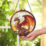 Celestial Moon and Star Stained Glass Suncatcher, Starry Night Window Ornament, Handmade Gift, Unique Holiday Decor, Gift For Mom