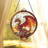 Celestial Moon and Star Stained Glass Suncatcher, Starry Night Window Ornament, Handmade Gift, Unique Holiday Decor, Gift For Mom