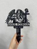 Personalized Welder Memorial Metal Stake, Welding Stake Metal Sign, Custom Welder Loss Gift, Welder Name Sign, Yard Stake, Dad Loss Gift