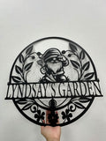 Personalized Garden Gnome Metal Sign Custom Gnome Gifts, Gnome Metal Art, Yard Decor, Outdoor Lawn Decor, Garden Decor, Front Porch Decor