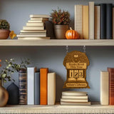 Tree of Knowledge Book Tracker, Wooden Reading Counter Sign, Custom Library Decor, Personalized Book Lover Gift, Reading Goal