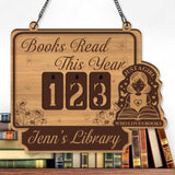 Books Read This Year Tracker - '“Just a Girl Who Loves Books'� Quote, Book Tracker, Bookshelf Decor, Book End, Reader Gift, Book Lover