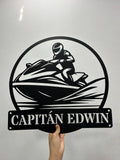 Custom Jet Ski Metal Wall Art With LED Light, Personalized Jet Ski Name Sign, Jet Ski Metal Art, Home Decor, Birthday Gift, Dad Gifts