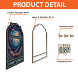 Personalized Wooden Book Tracker Sign, Books Read This Year Counter, Custom Library Reading Tracker, Gift for Book Readers