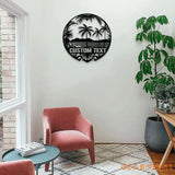 Island Dreams Metal Wall Art Housewarming Gif Personalize Metal Sign Island Metal Decor,Housewarming Island Wall art