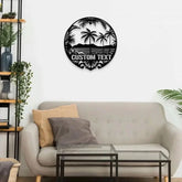 Island Dreams Metal Wall Art Housewarming Gif Personalize Metal Sign Island Metal Decor,Housewarming Island Wall art