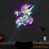 IT’S OKAY TO BE RAD Neon Sign x Acrylic Artwork