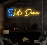 Let’s Dance Customized Neon Sign - Personalized Name Neon Light Room Decor Birthday Gift Custom Home Decor Party