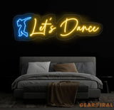 Let’s Dance Customized Neon Sign - Personalized Name Neon Light Room Decor Birthday Gift Custom Home Decor Party