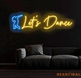 Let’s Dance Customized Neon Sign - Personalized Name Neon Light Room Decor Birthday Gift Custom Home Decor Party