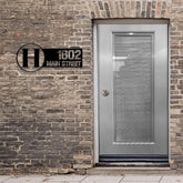Letter Custom Address Sign - Custom Sign - Outdoor Metal Sign - House Numbers Modern Address Sign Free shipping Metal
