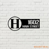 Letter Custom Address Sign - Custom Sign - Outdoor Metal Sign - House Numbers Modern Address Sign Free shipping Metal