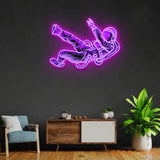 ’Lost In Space’ Neon x Acrylic Artwork