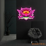 ’Lotus Flower’ Neon x Acrylic Artwork