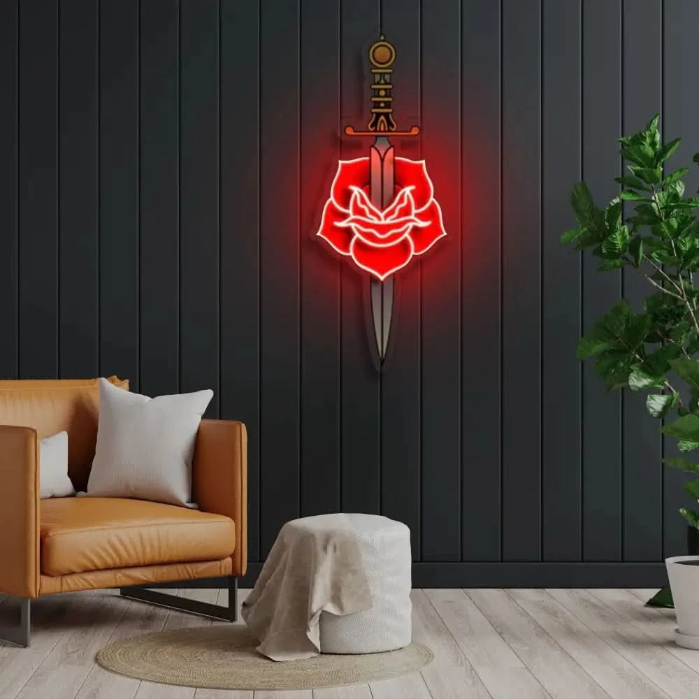 ’Love Hurts’ Neon x Acrylic Artwork