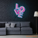 Love is all you need Neon Sign x Acrylic Artwork