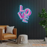 Love is all you need Neon Sign x Acrylic Artwork