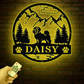 Maltese Metal Sign Custom Dog Name Sign Dog Memorial Gift Maltese Wall Decor Dog Lovers Wall Art Pet Lover Gift Dog Mom