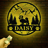 Maltese Metal Sign Custom Dog Name Sign Dog Memorial Gift Maltese Wall Decor Dog Lovers Wall Art Pet Lover Gift Dog Mom