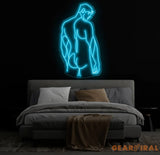 Man Body Neon Sign Man Bedroom Wall Decor Masculine Art Man Wall Art Man Body Wall Art Sign Man Art Gay Love Art Gift