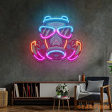 Mask LED Neon Sign Light Pop Art
