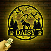 Mastiff Metal Sign Custom Dog Name Sign Dog Memorial Gift Mastiff Wall Decor Dog Lovers Wall Art Pet Lover Gift Dog Mom