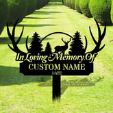 Memorial Remembering Plaque with Stake Personalized Metal Garden Marker Memorial Metal Sign Sympathy Gift Grave Marker