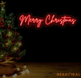 Merry Christmas Neon Sign Merry Christmas Led Sign Christmas Neon Light Christmas Quote Wall Art Christmas House Wall
