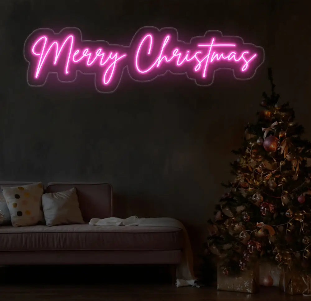 Merry Christmas Neon Sign Merry Christmas Led Sign Christmas Neon Light Christmas Quote Wall Art Christmas House Wall