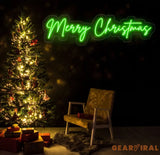 Merry Christmas Neon Sign Merry Christmas Led Sign Christmas Neon Light Christmas Quote Wall Art Christmas House Wall
