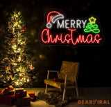 Merry Christmas Neon Sign Merry Christmas Led Sign Christmas Neon Light Christmas Quote Wall Art Christmas House Wall