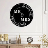 Metal Anniversary Sign Personalized Wedding Anniversary Gift For Couple Gift For Parents,Year Anniversary Sign,Metal