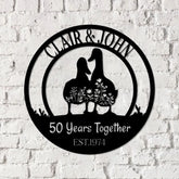 Metal Duck House Sign Led Light Personalized Duck Couple Decor Duck Farm Sign Farmhouse Decor - Gearviral
