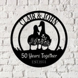 Metal Duck House Sign Led Light Personalized Duck Couple Decor Duck Farm Sign Farmhouse Decor - Gearviral
