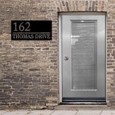 Metal House Number Sign Outdoor Address Number Sign Front Porch Address Plaque Personalized Metal Art Housewarming Gift