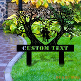 Metal Sign Bride and Groom Name Sign Personalized Name LED Lights Wedding Sign Outdoor Door Monogram Wedding Metal sign