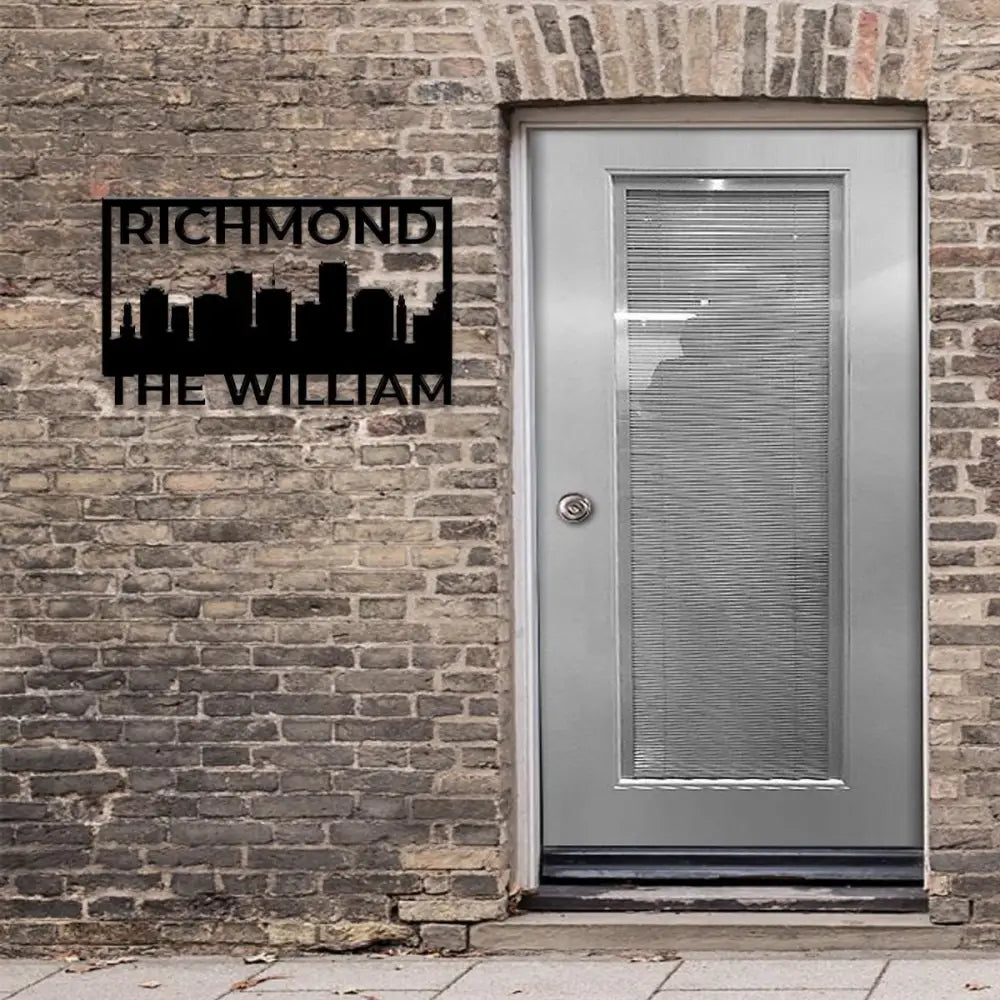 Metal Sign Mine Place Name Sign Personalized Led Sign Last Name Halloween Sign Outdoor Door Monogram - Gift for Him