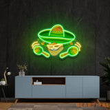 Mexico Logo Food Artwork Led Neon Sign Light