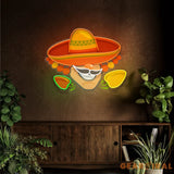 Mexico Logo Food Male Artwork Led Neon Sign Light